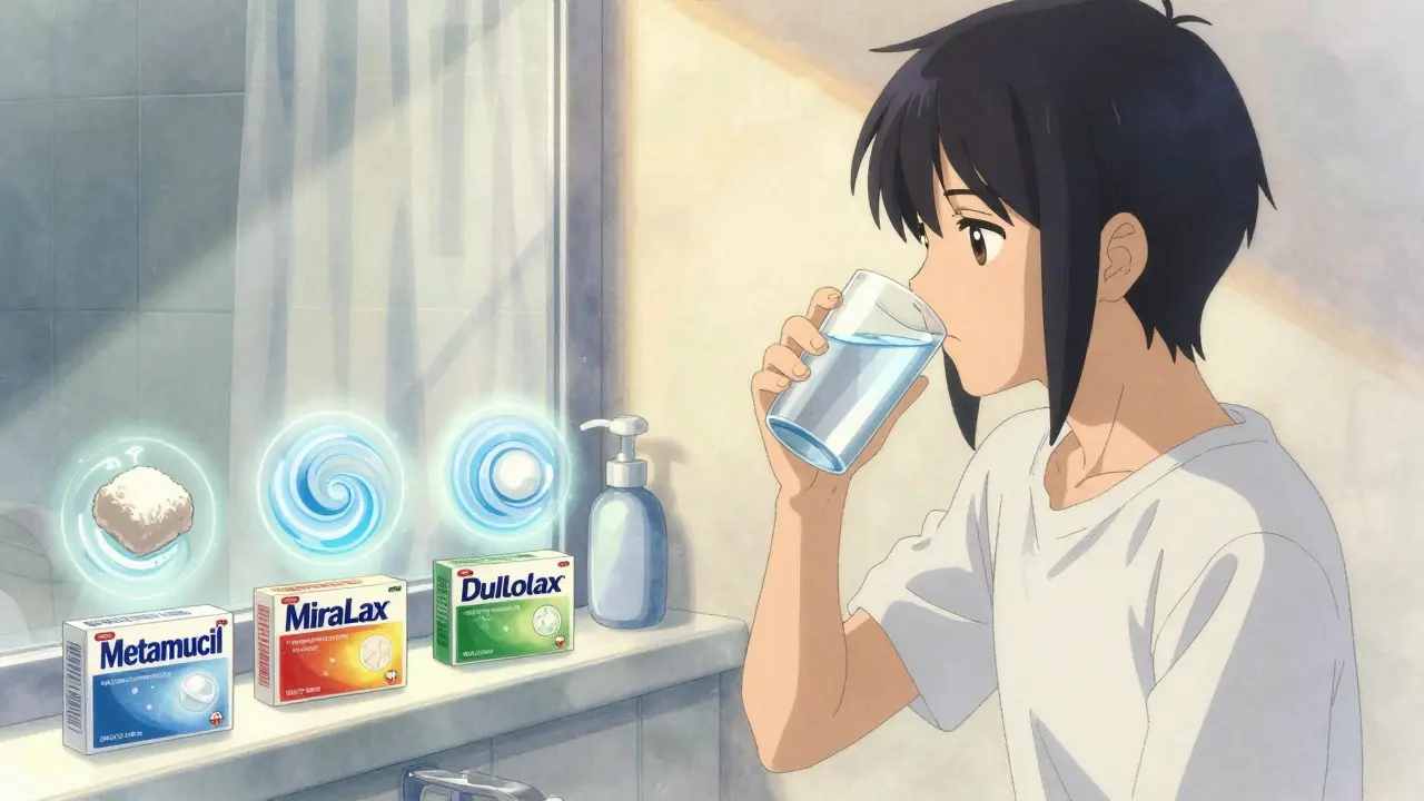 OTC Constipation Remedies: Fiber, Stool Softeners, and Laxatives Explained